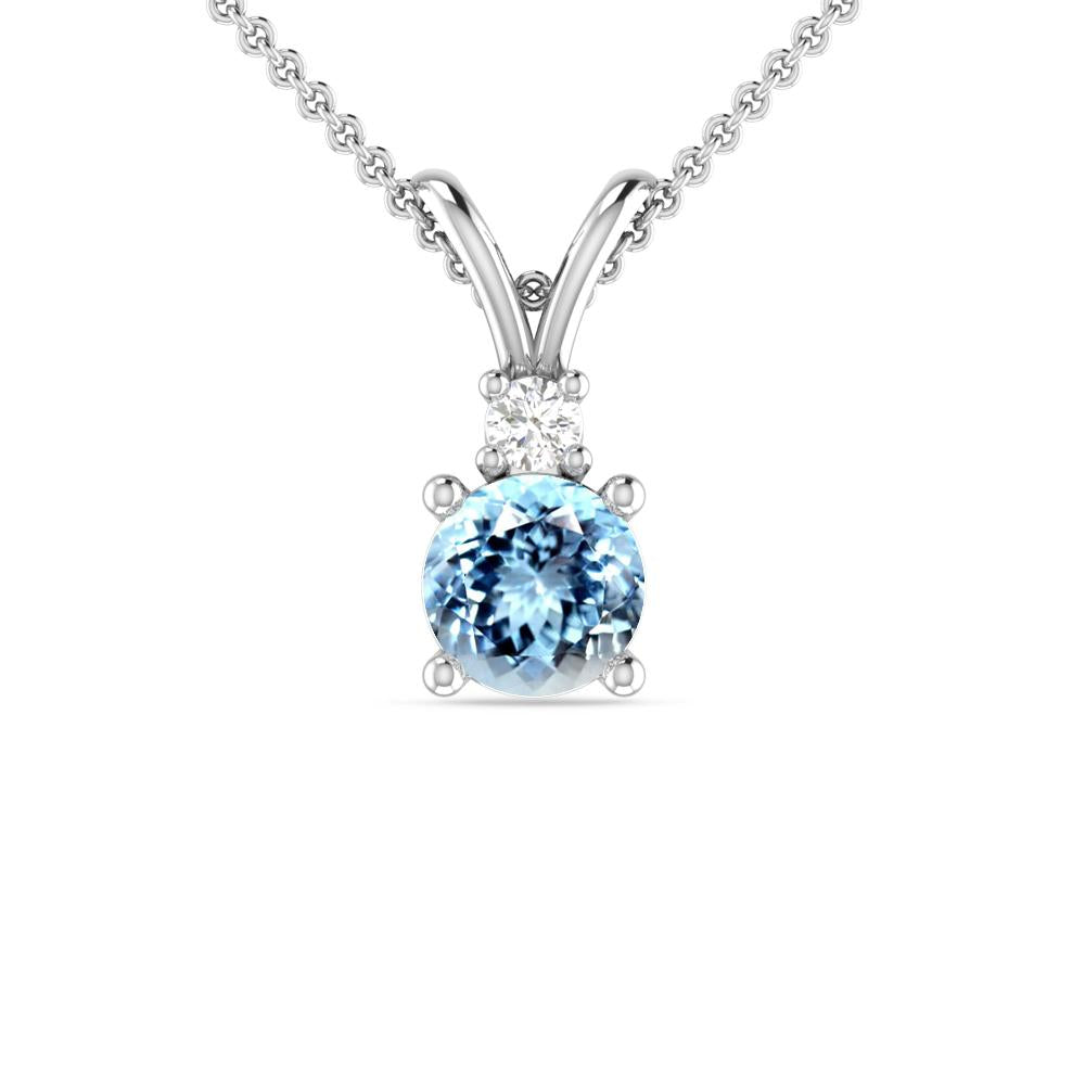 White Gold - Aquamarine