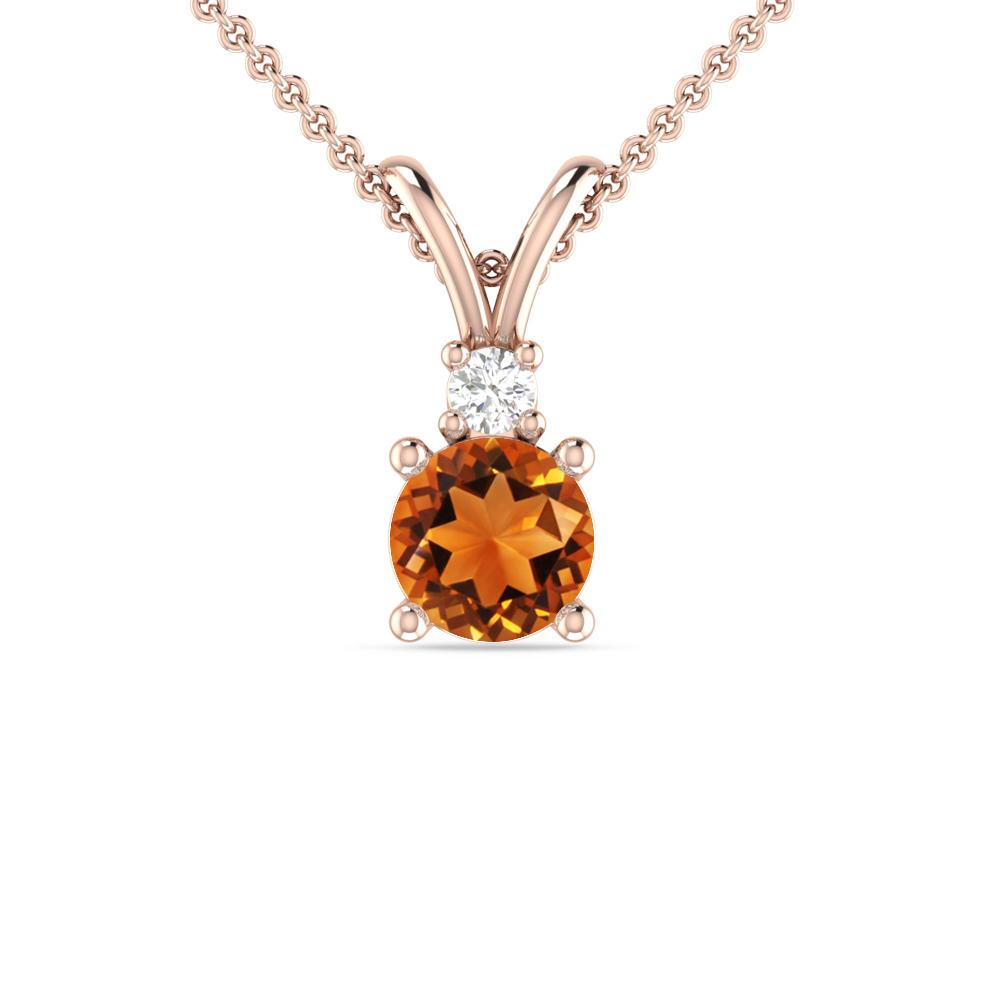 Rose Gold - Citrine