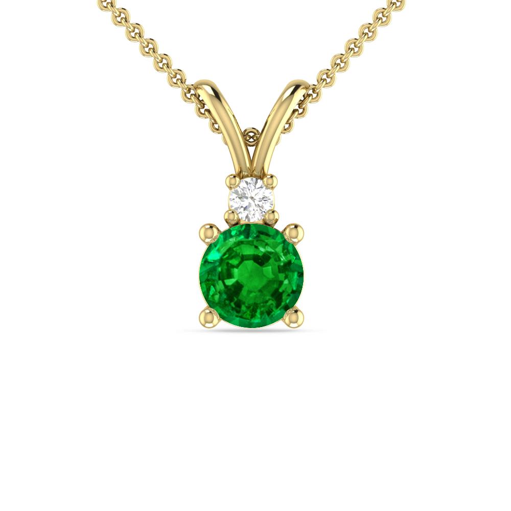 Yellow Gold - Emerald