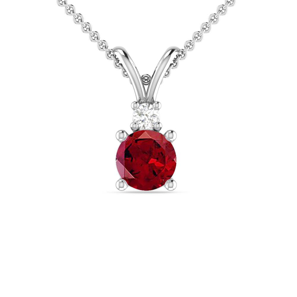 White Gold - Garnet