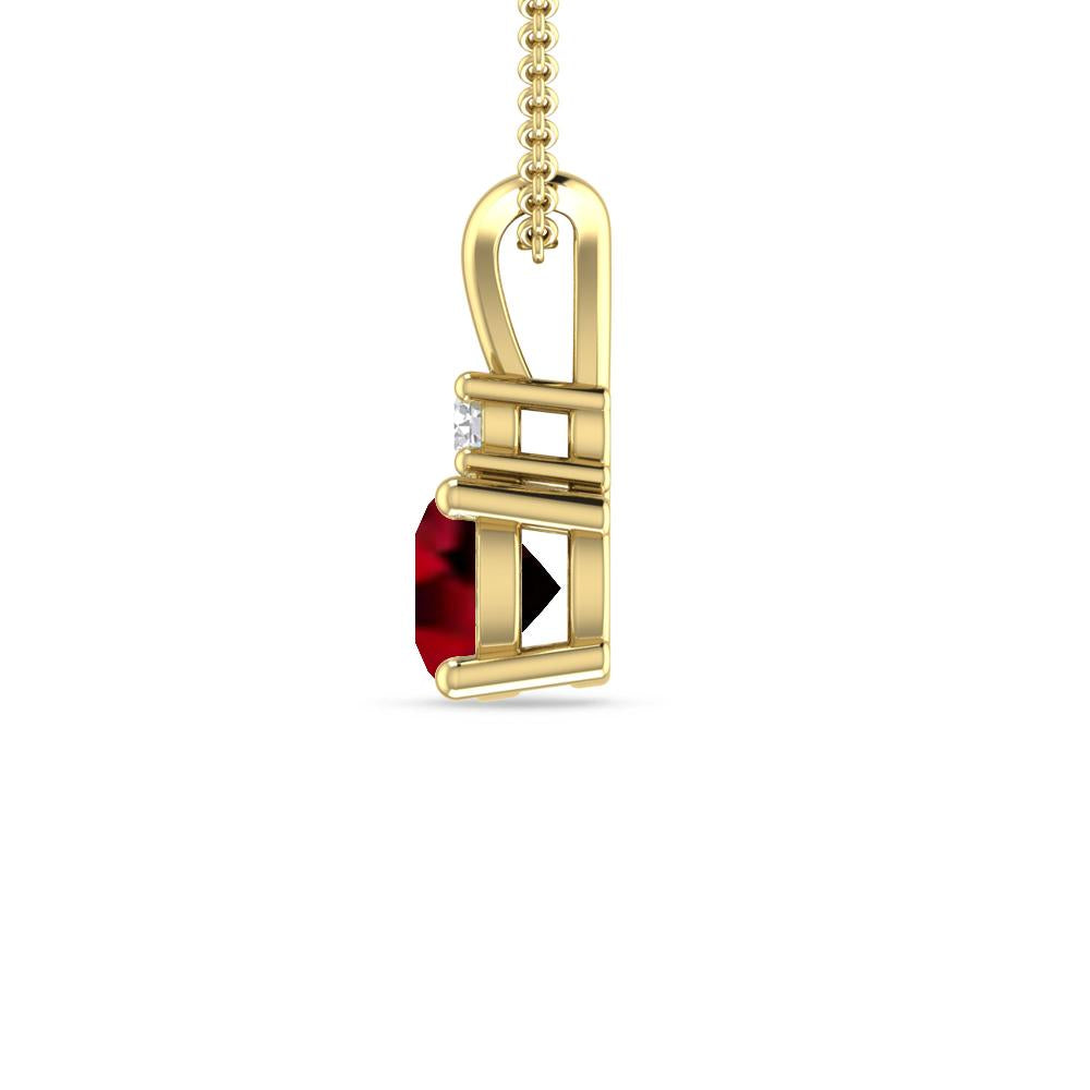 Yellow Gold - Garnet