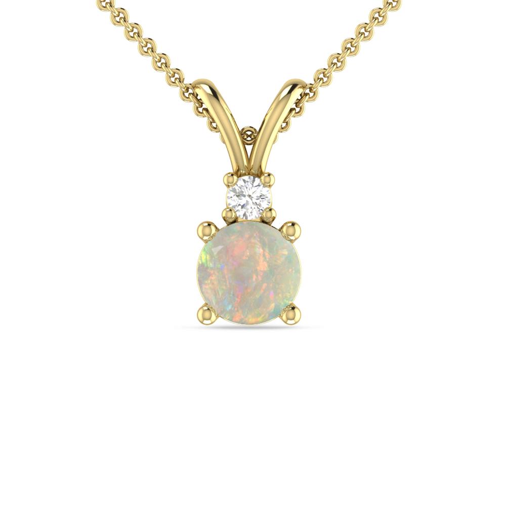 Yellow Gold - Opal