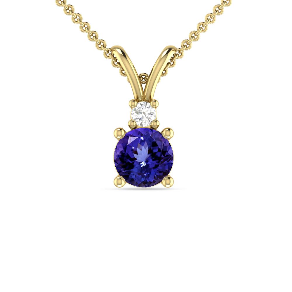 Yellow Gold - Tanzanite