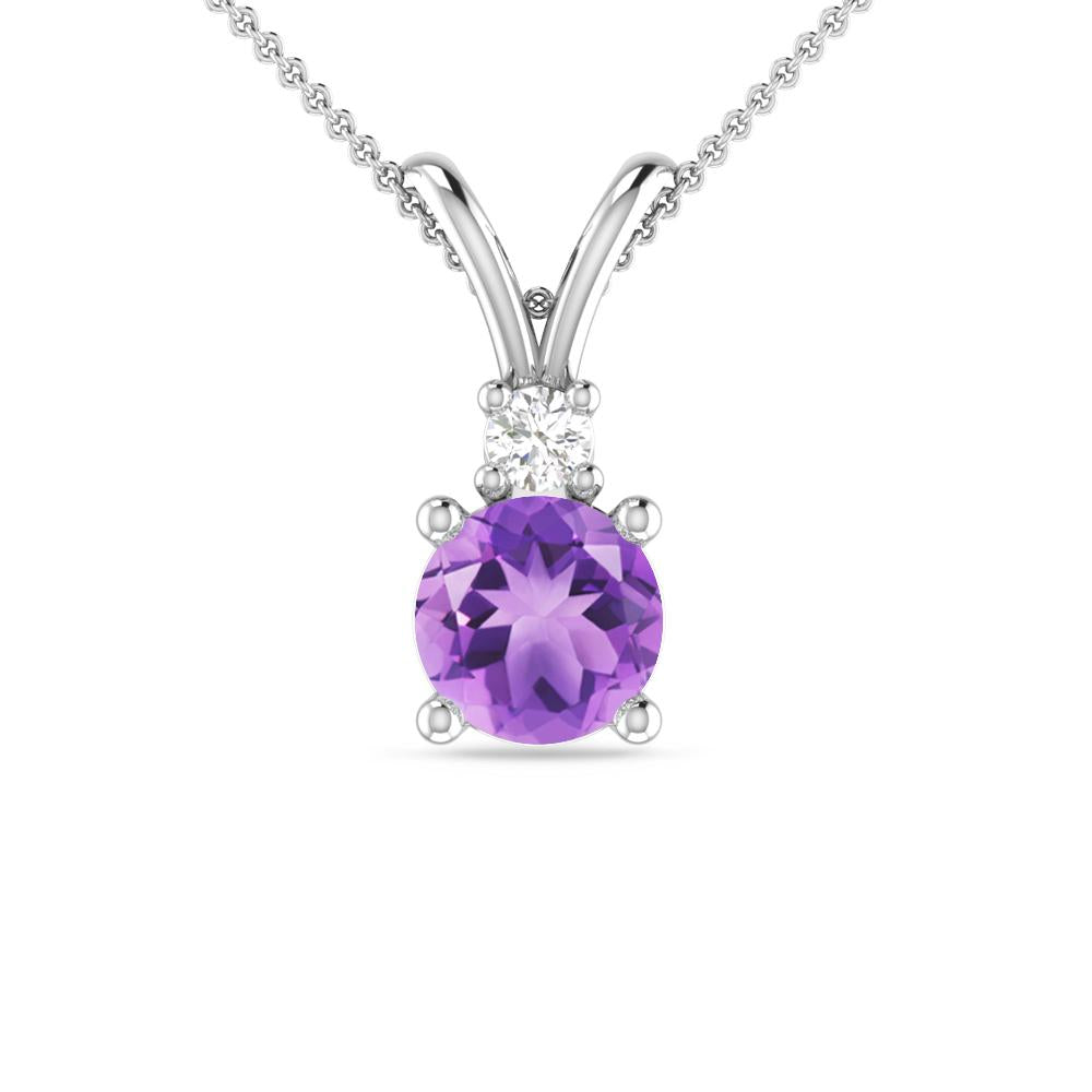 White Gold - Amethyst