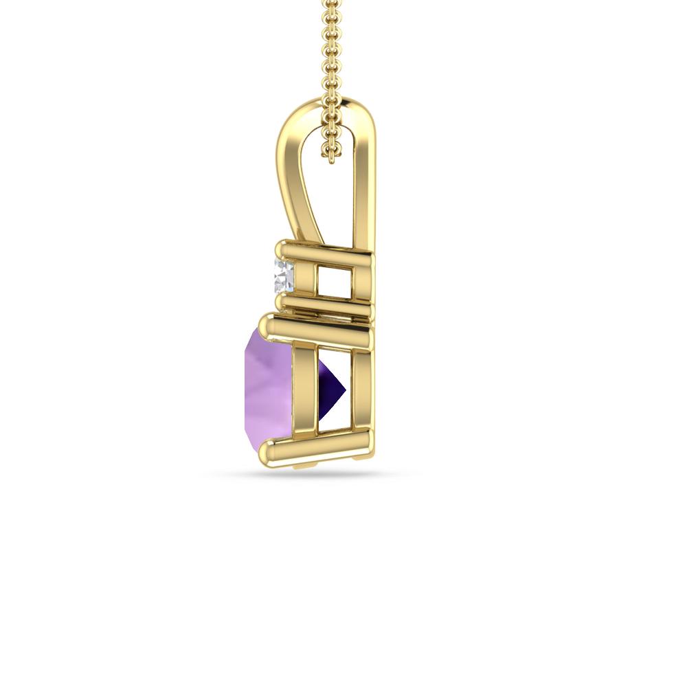 Yellow Gold - Amethyst