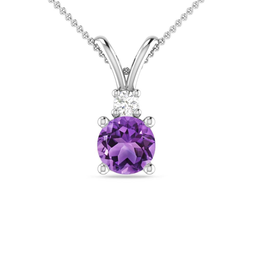 White Gold - Amethyst