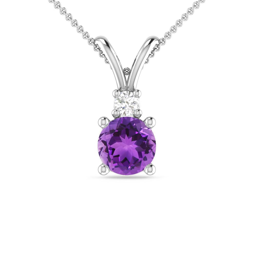 White Gold - Amethyst