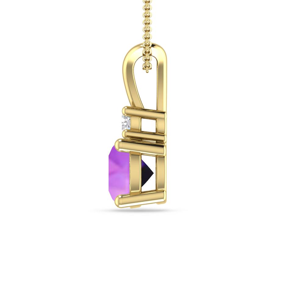 Yellow Gold - Amethyst