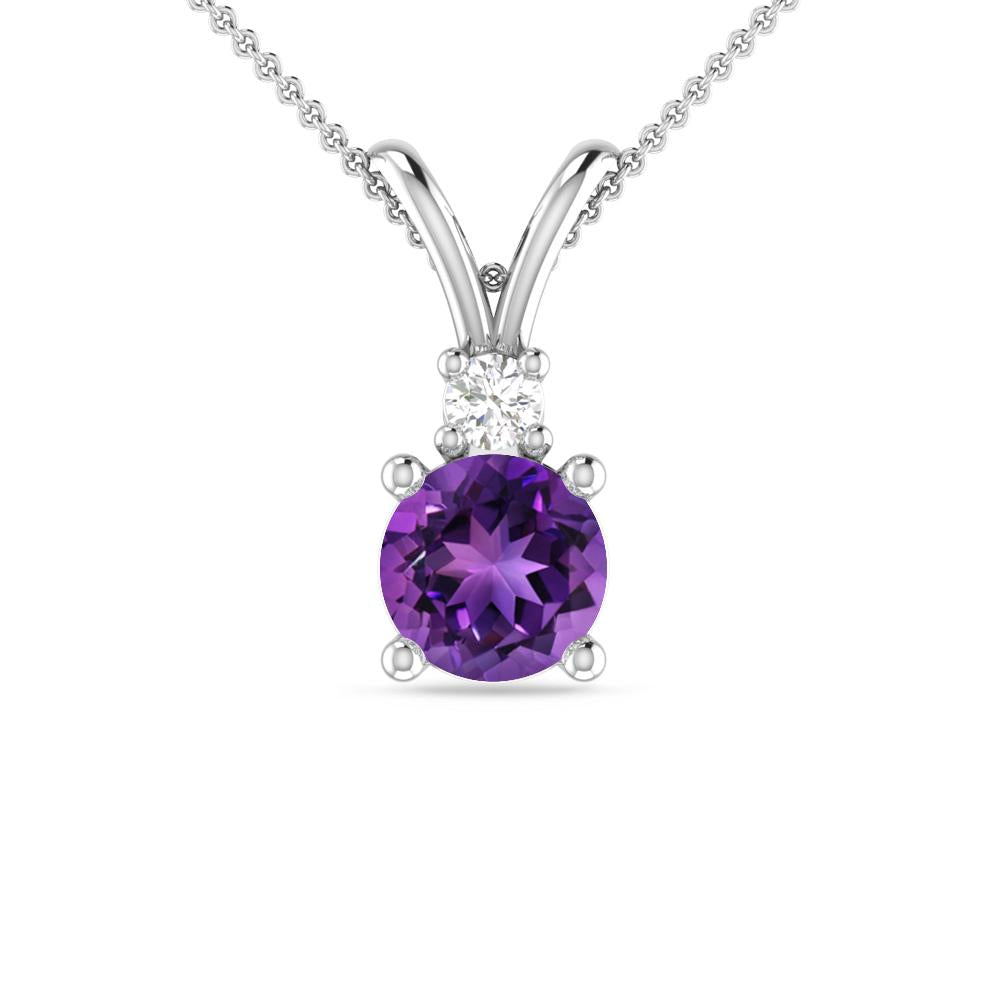 White Gold - Amethyst