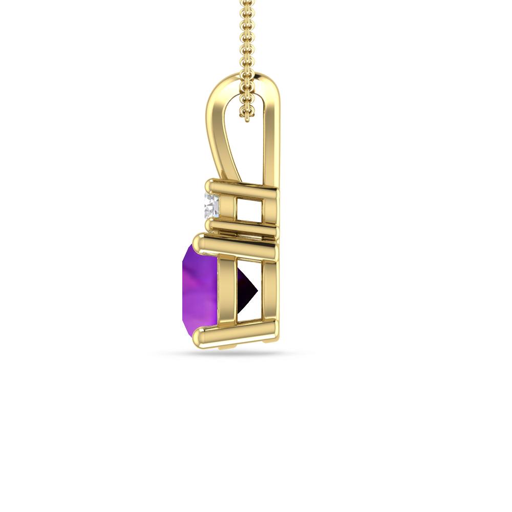 Yellow Gold - Amethyst