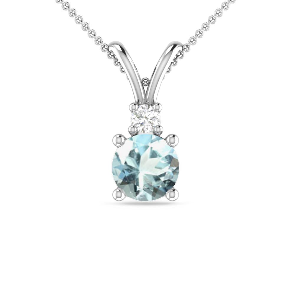 White Gold - Aquamarine