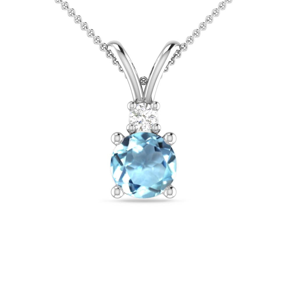 White Gold - Aquamarine