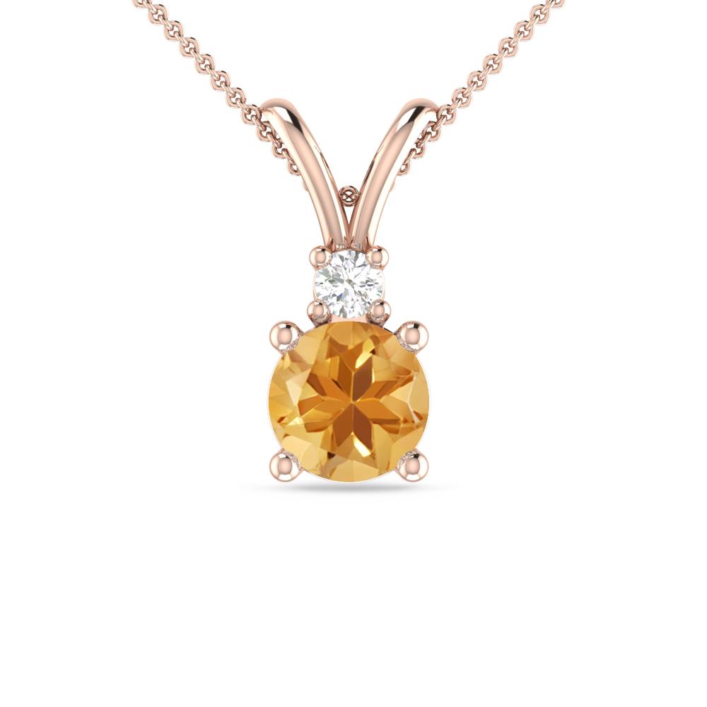 Rose Gold - Citrine