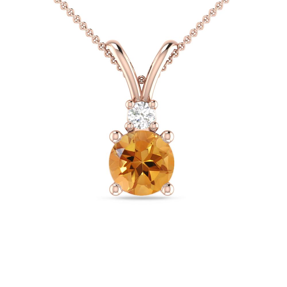 Rose Gold - Citrine