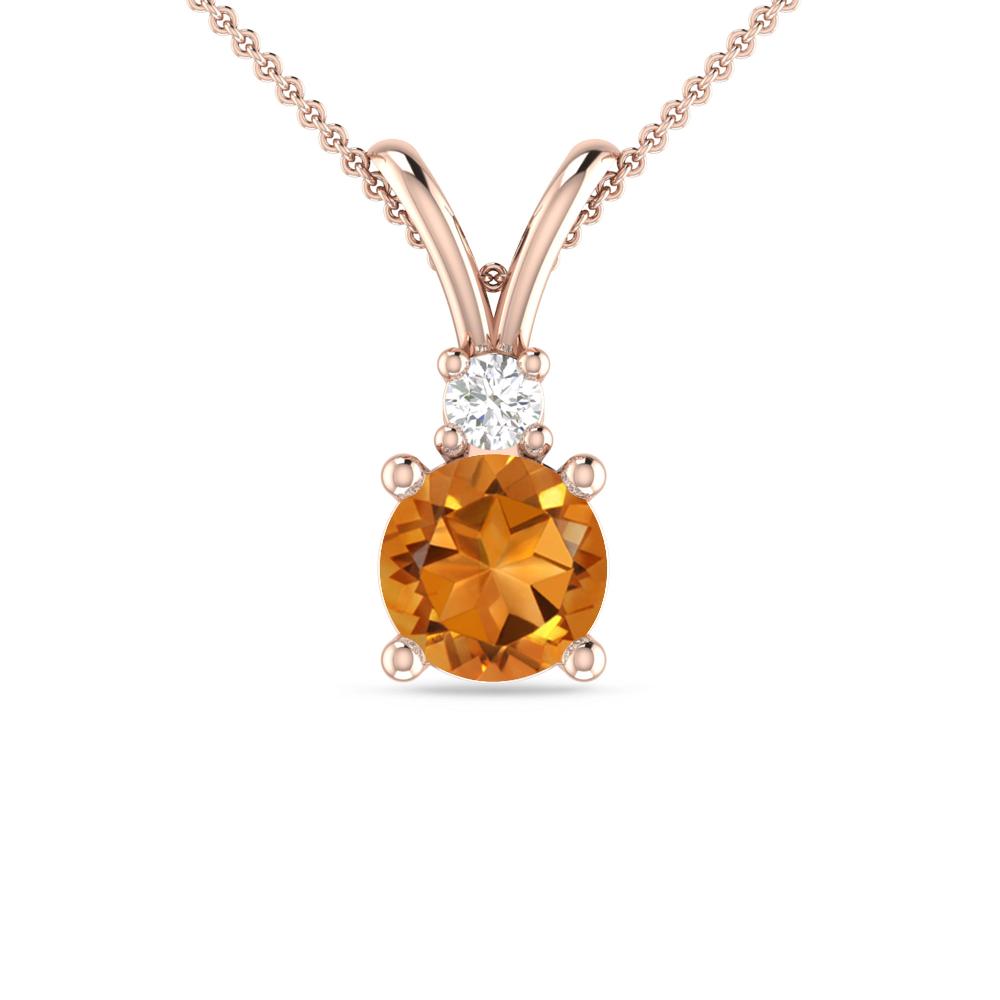 Rose Gold - Citrine