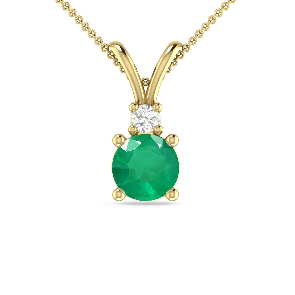 Yellow Gold - Emerald