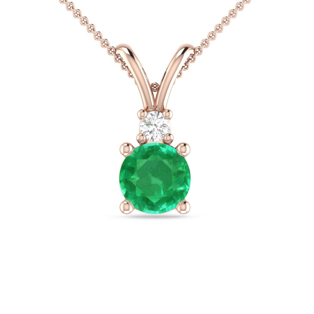 Rose Gold - Emerald