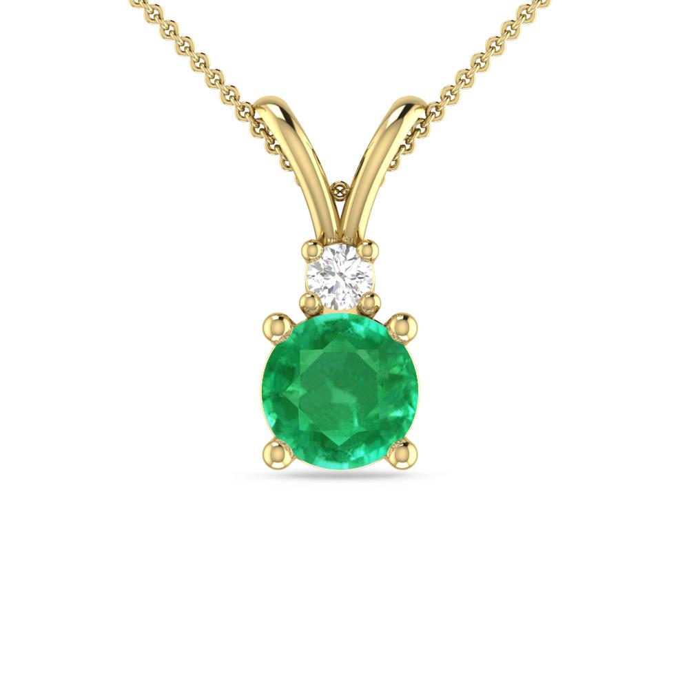 Yellow Gold - Emerald