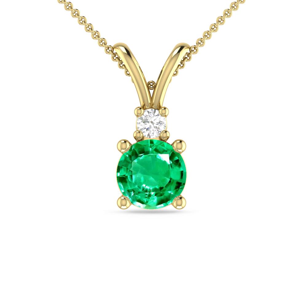 Yellow Gold - Emerald