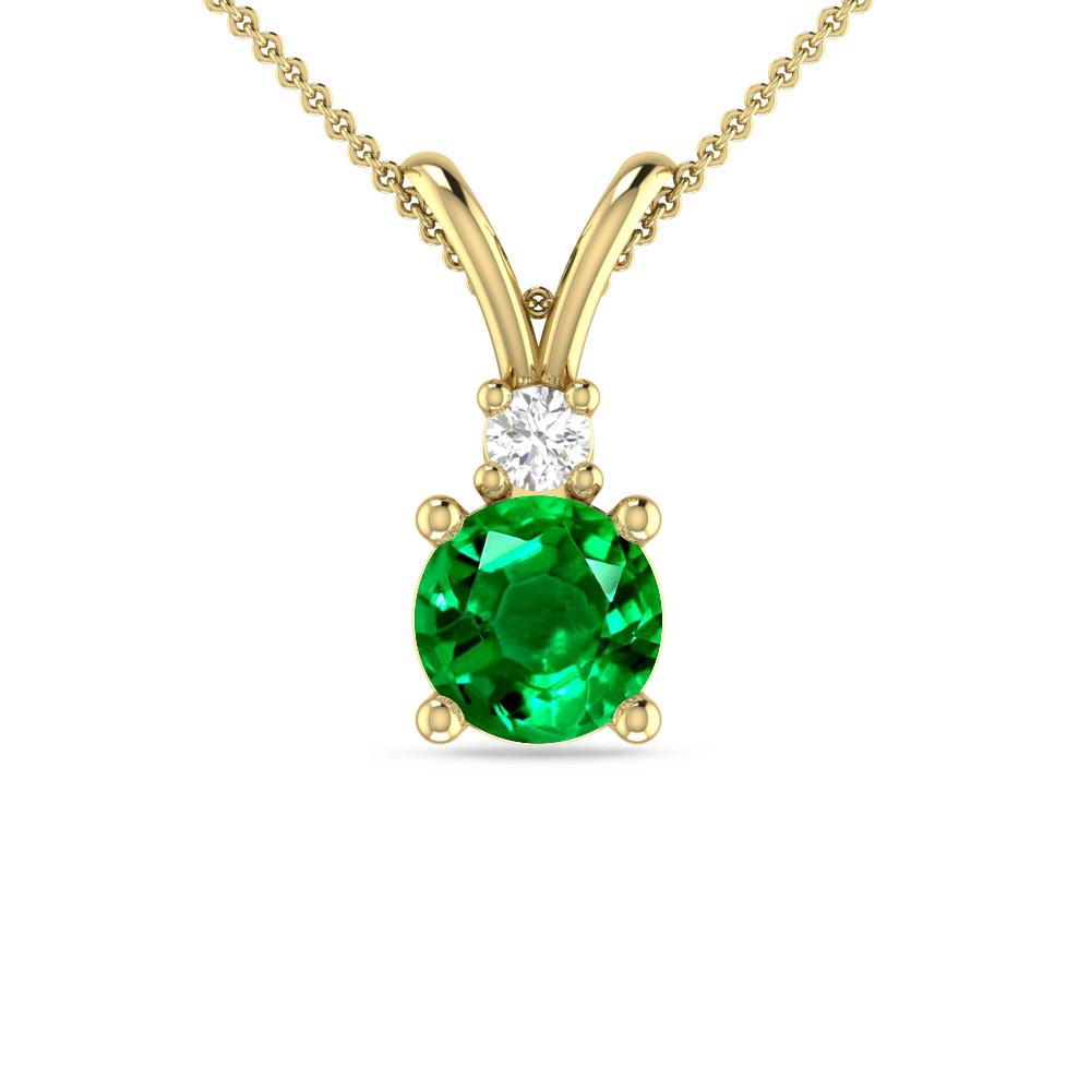 Yellow Gold - Emerald