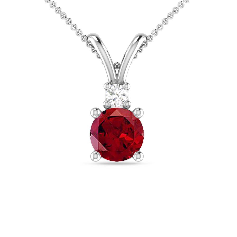 White Gold - Garnet