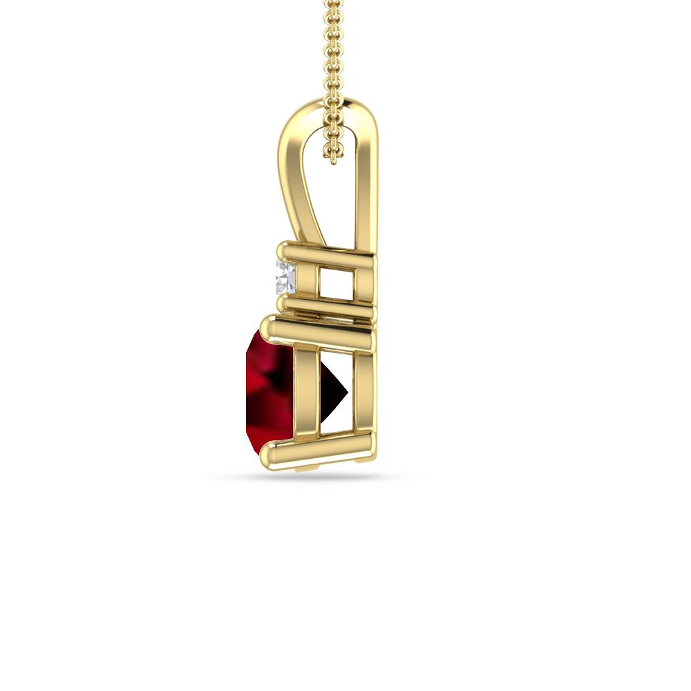 Yellow Gold - Garnet