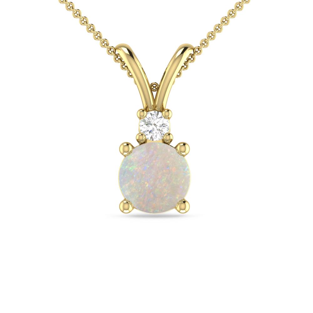 Yellow Gold - Opal