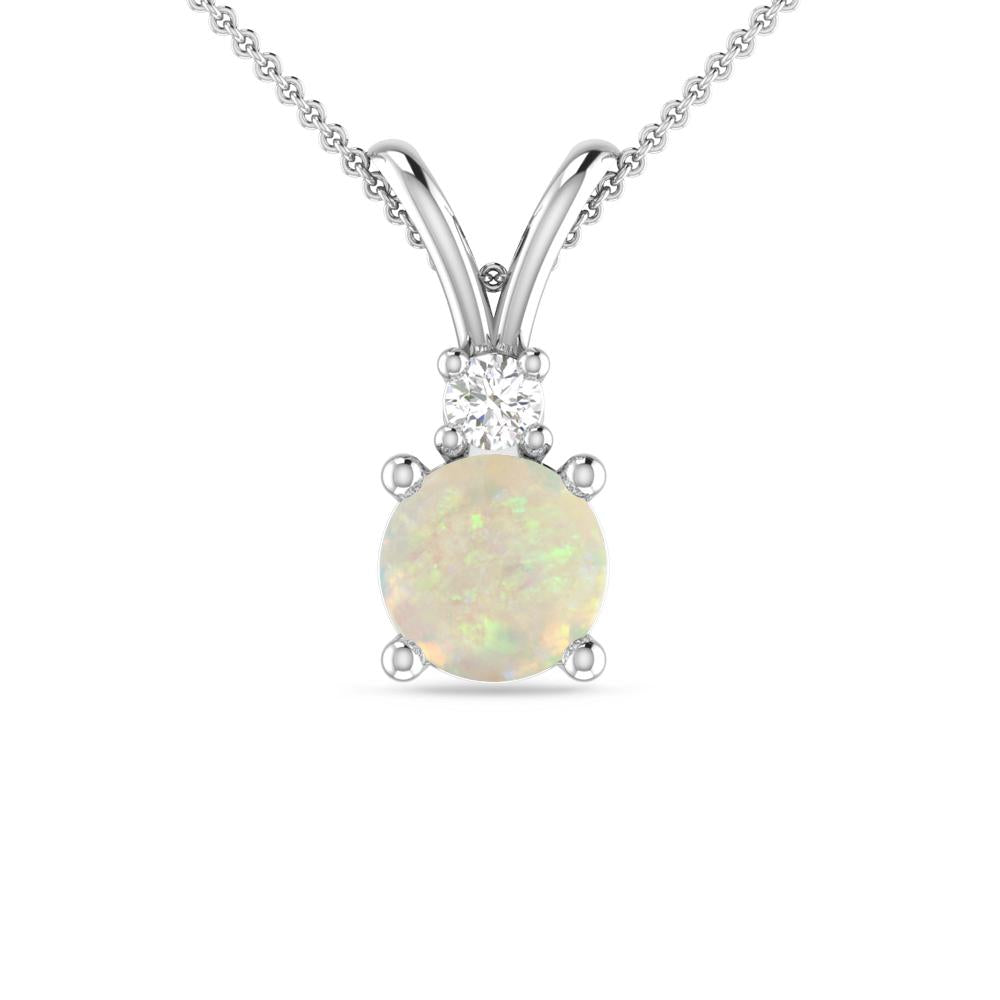 White Gold - Opal