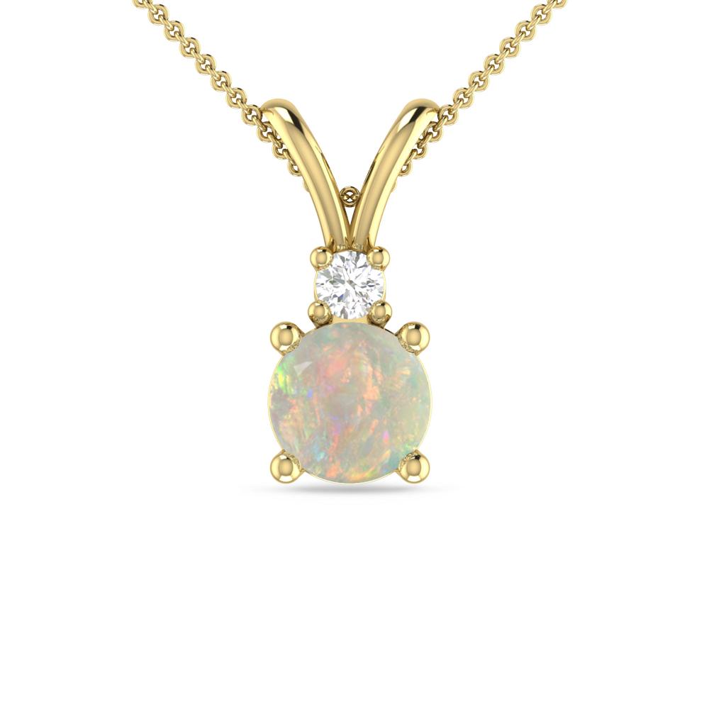 Yellow Gold - Opal