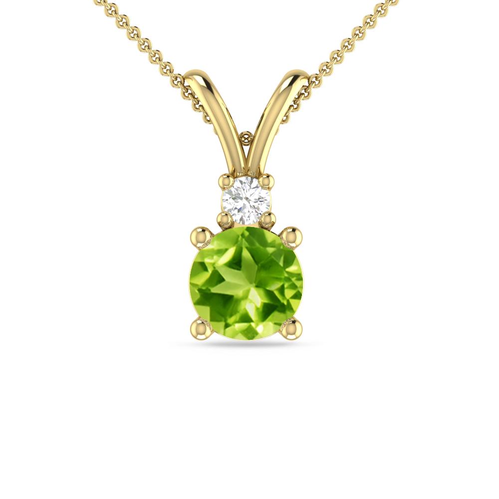 Yellow Gold - Peridot