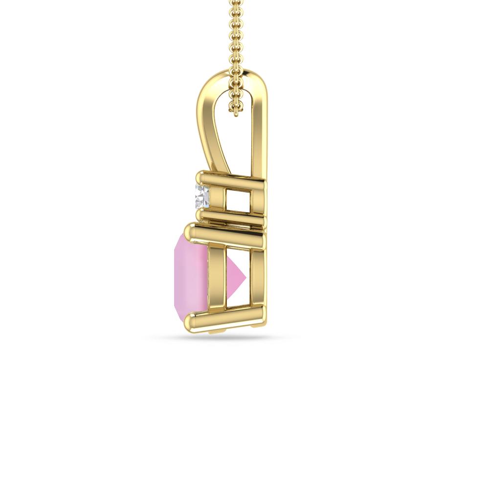 Yellow Gold - Pink Tourmaline