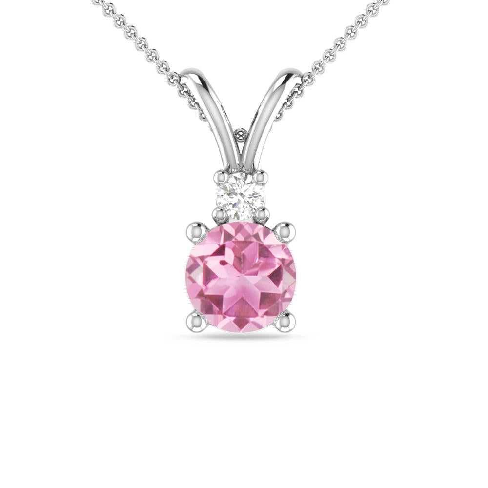 White Gold - Pink Tourmaline