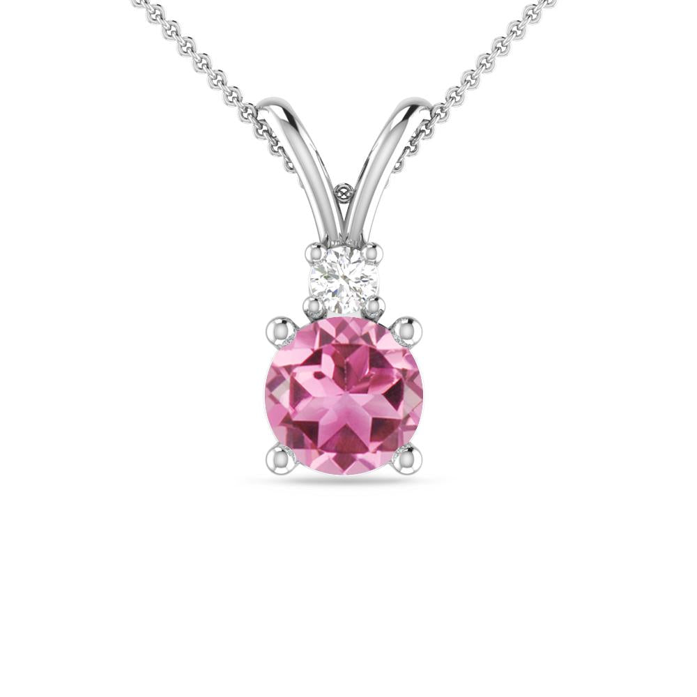 White Gold - Pink Tourmaline