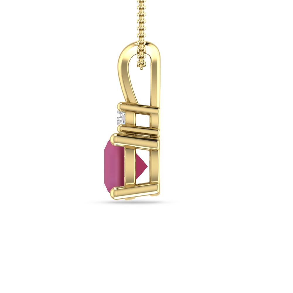 Yellow Gold - Pink Tourmaline