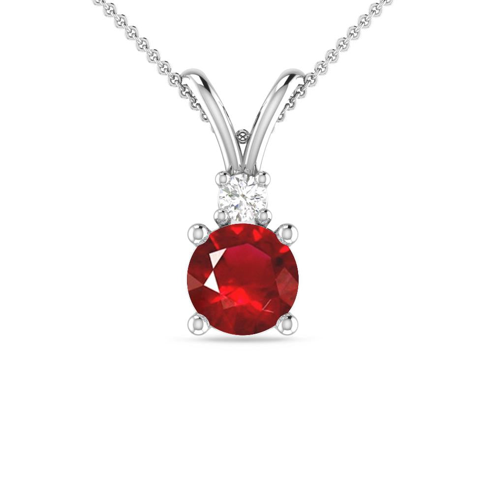 White Gold - Ruby