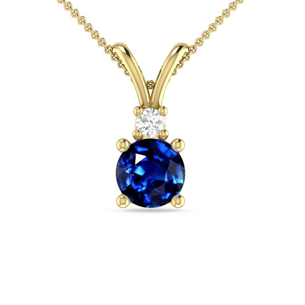 Yellow Gold - Sapphire