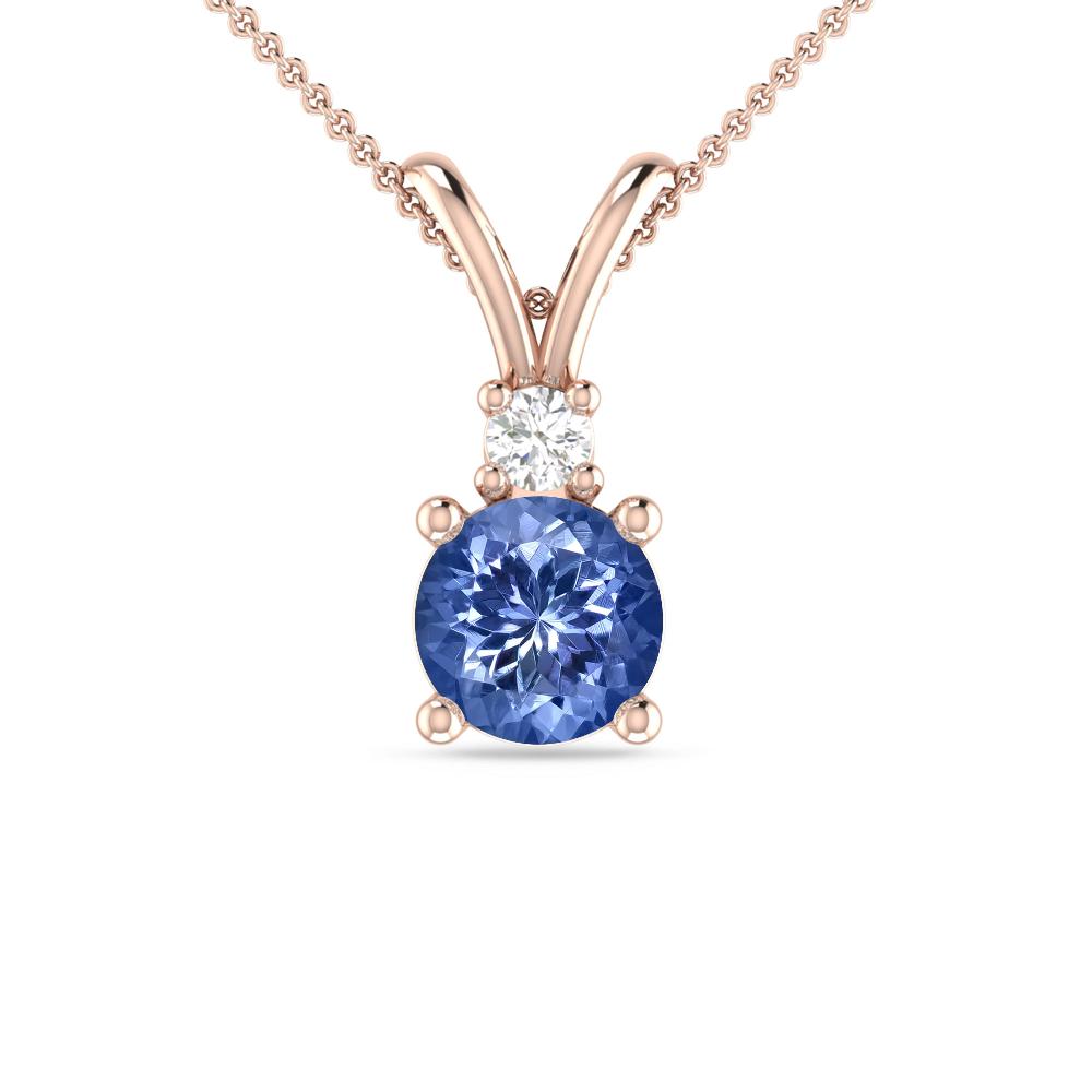 Rose Gold - Tanzanite