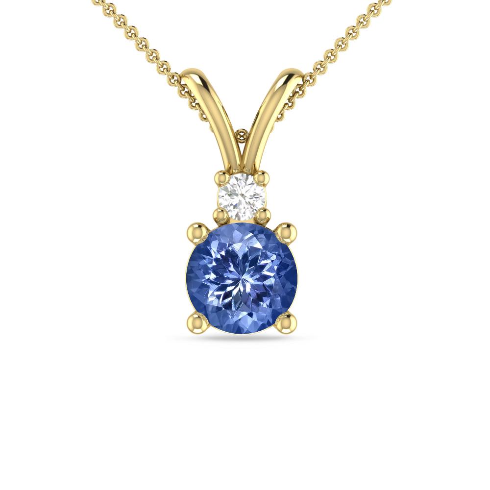 Yellow Gold - Tanzanite