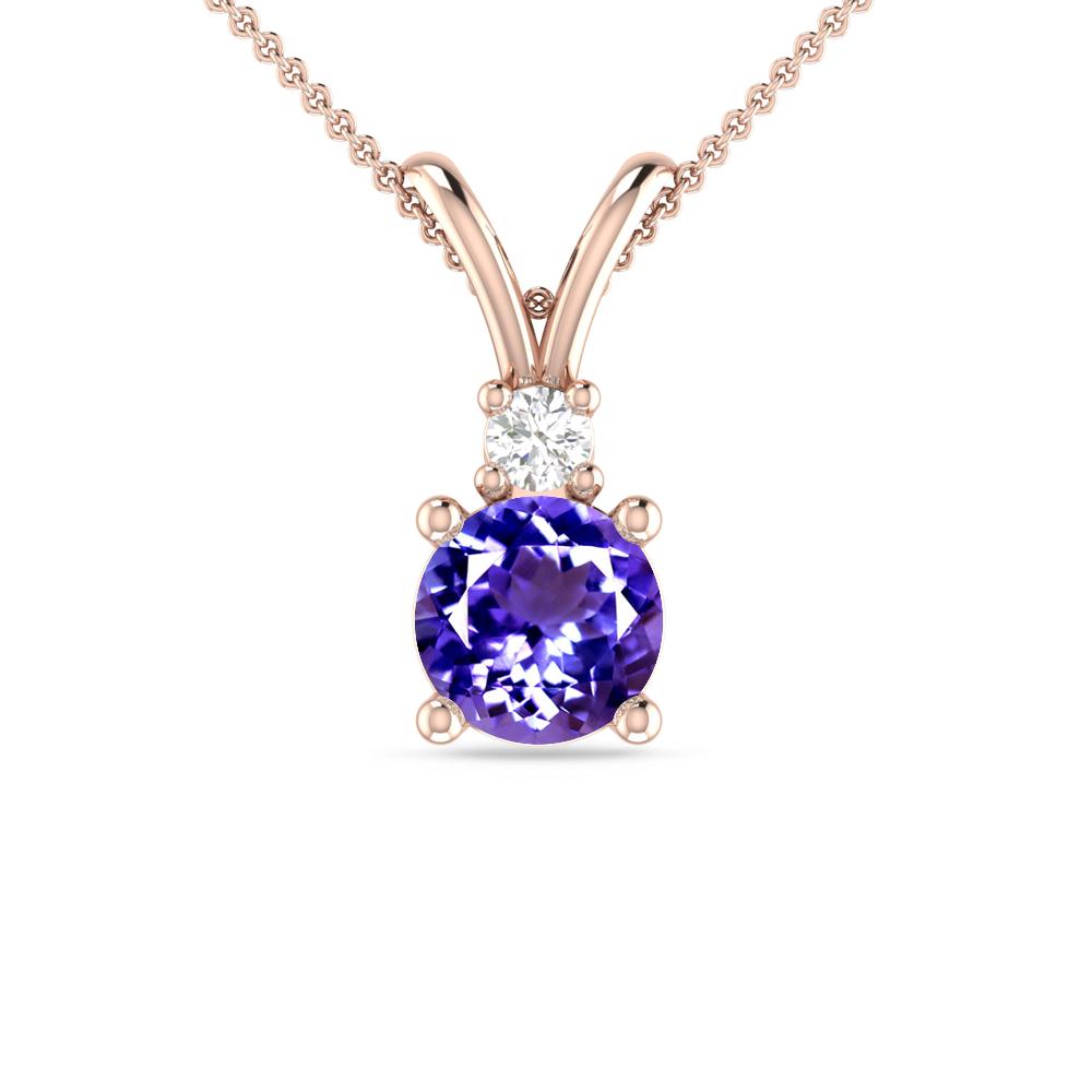 Rose Gold - Tanzanite