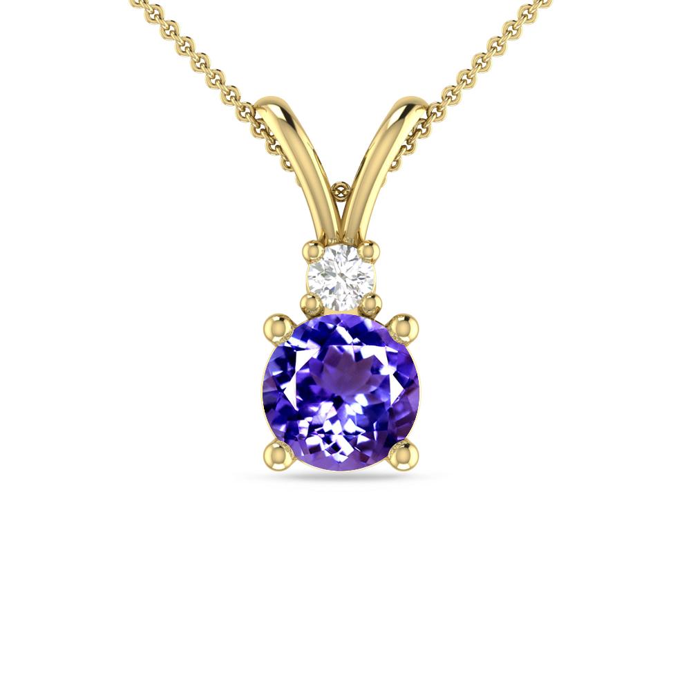 Yellow Gold - Tanzanite