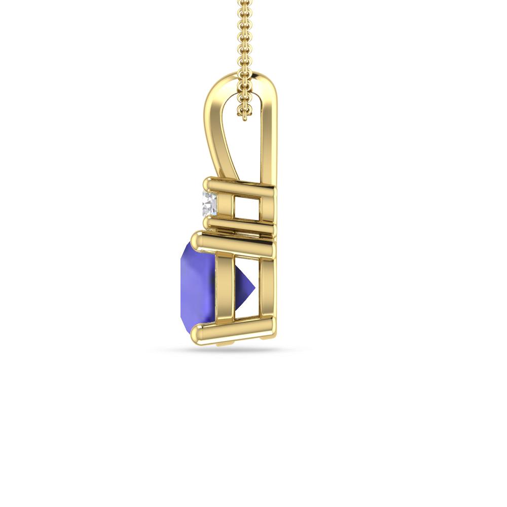 Yellow Gold - Tanzanite