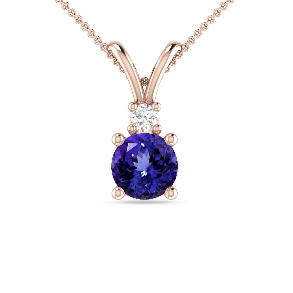 Rose Gold - Tanzanite