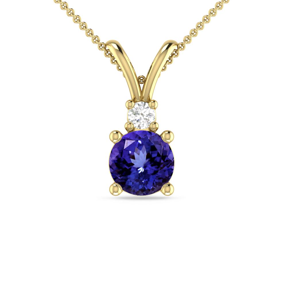 Yellow Gold - Tanzanite