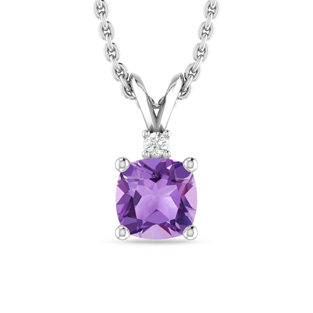 White Gold - Amethyst