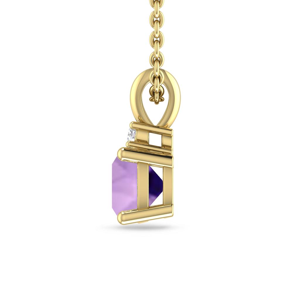 Yellow Gold - Amethyst