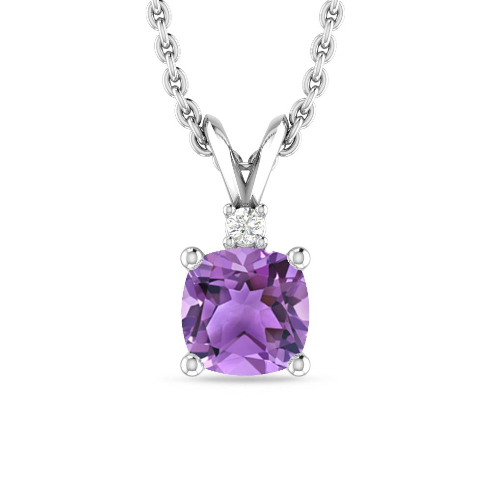 White Gold - Amethyst