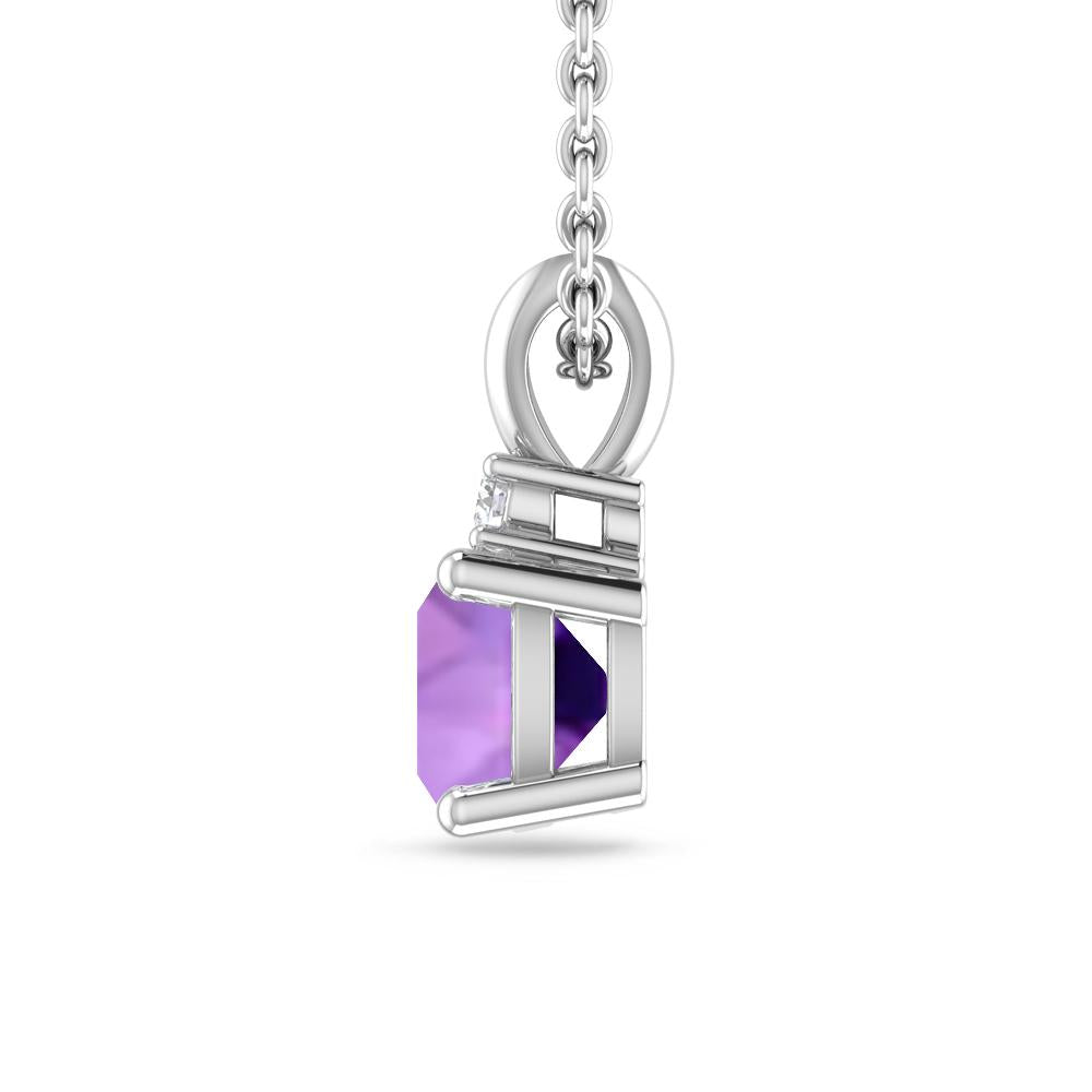 White Gold - Amethyst