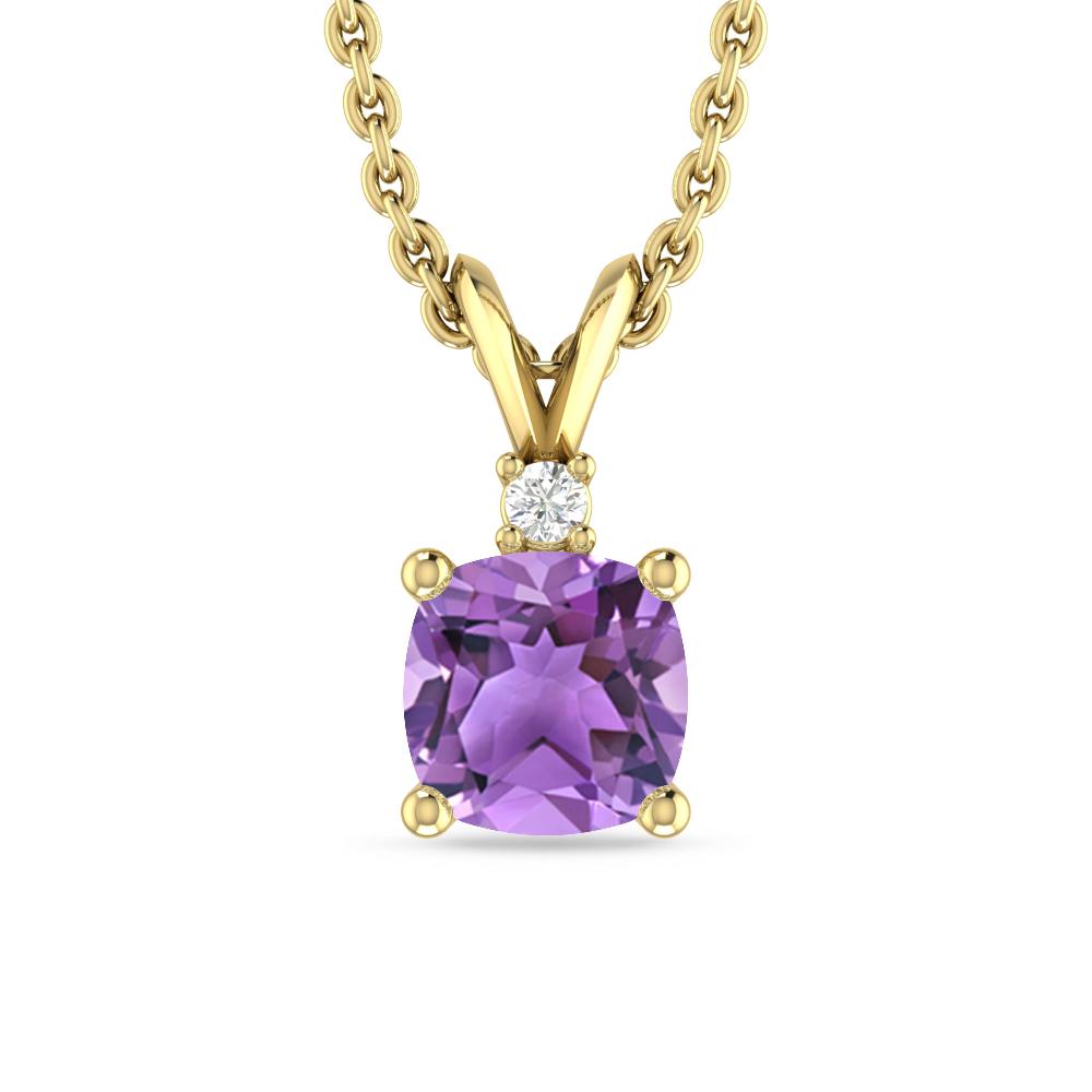 Yellow Gold - Amethyst