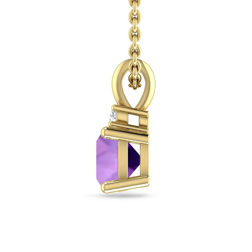 Yellow Gold - Amethyst