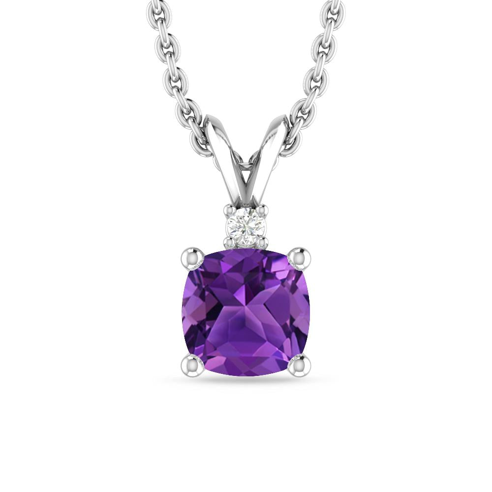 White Gold - Amethyst